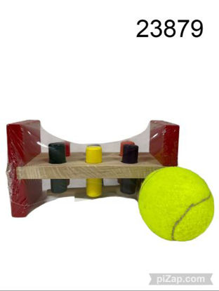 Imagen de BANCO DE DESCARGA CON MARTILLO DE MADERA 17 CM 6.25